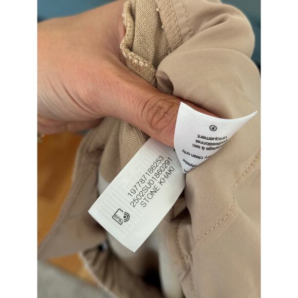 VERONICA BEARD Marbeau Wide-Leg Pants in Stone Khaki Size 14 - Picture 9 of 9